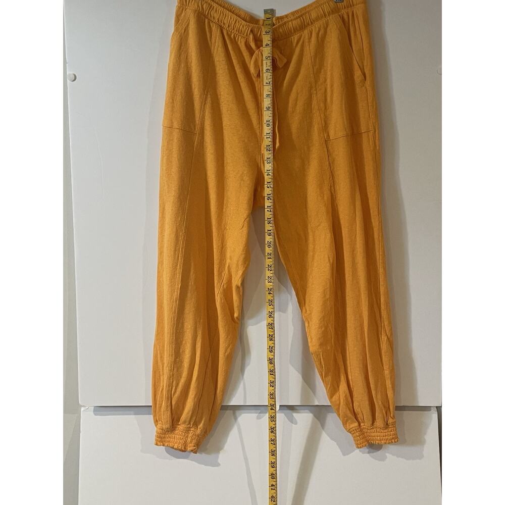 Aerie L Orange Stretch Long Joggers